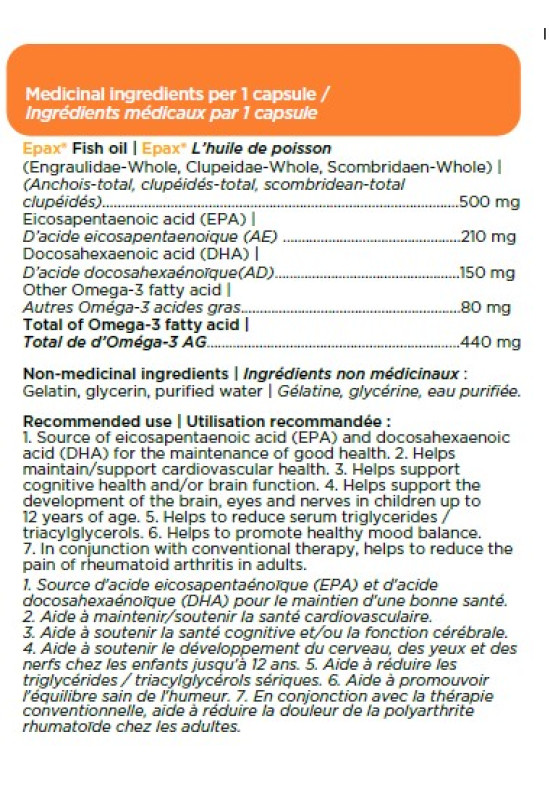 NNP Epax 90% Pure Omega 3 Fish Oil